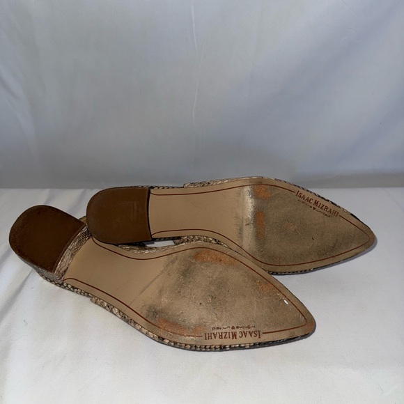 Isaac Mizrahi Elegant Snakeskin Slingback Heels Size 8.5 - Picture 12 of 12